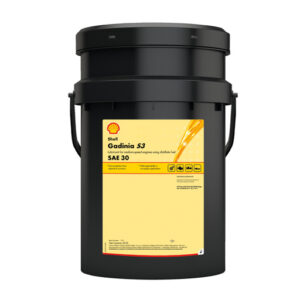 Shell Gadinia S3 30, 20L pail pack shot