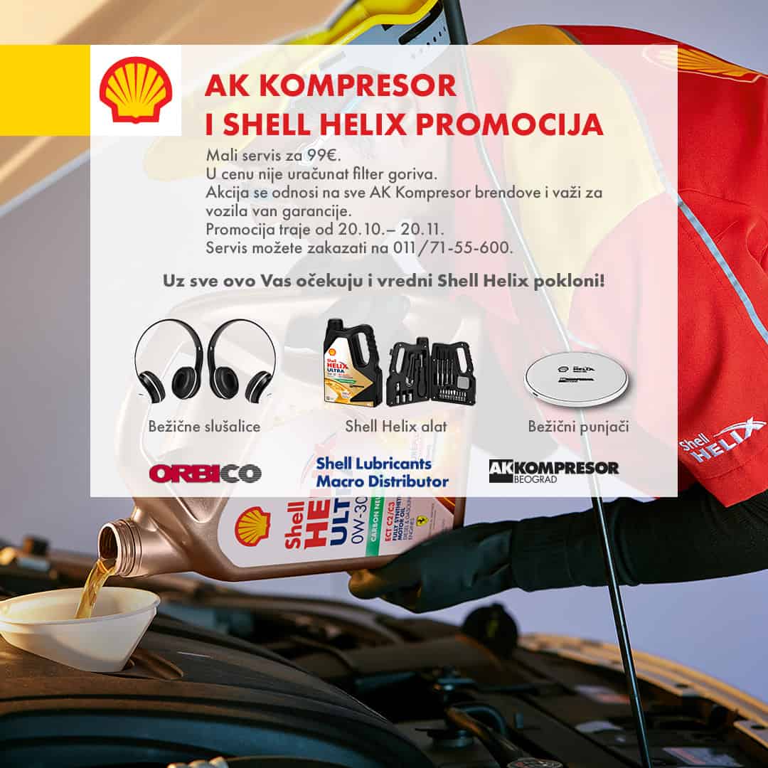 Shell i AK Kompresor POKLANJAJU